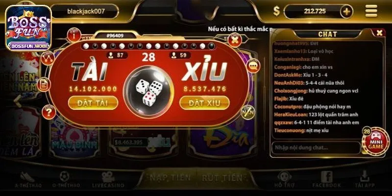 Tài xỉu Go88 Bossfun