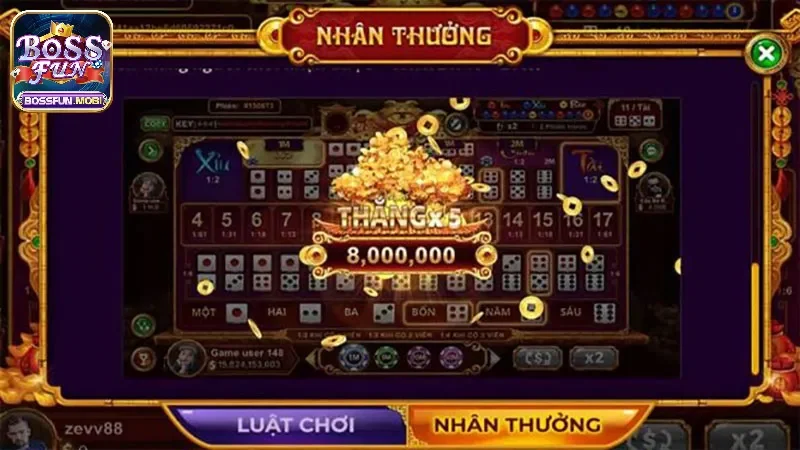 Tỷ lệ thưởng cực lớn cho cược thủ