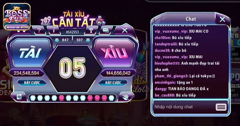 789Club tài xỉu online Bossfun